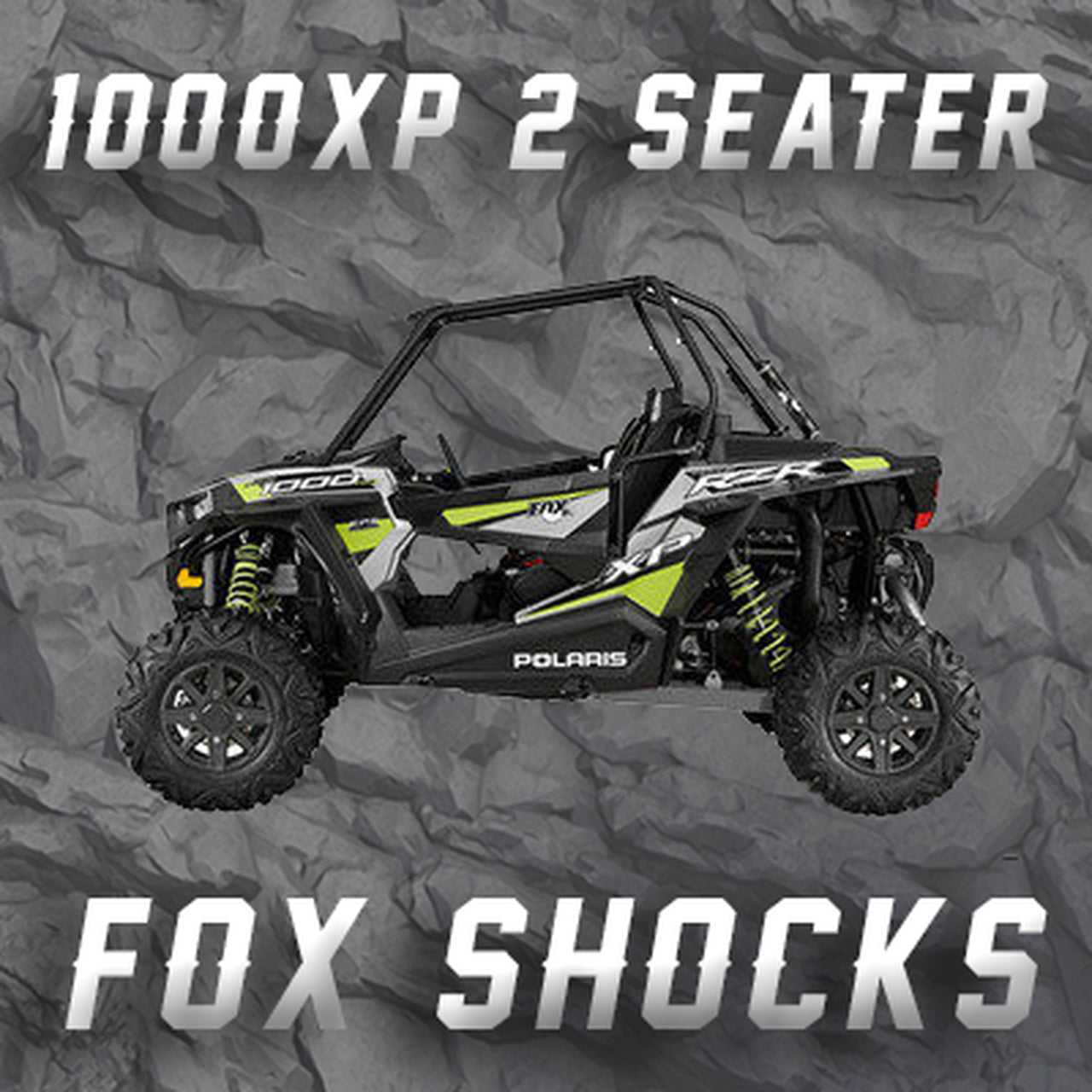 RZR AID (ALLTHINGZUTV) POLARIS RZR 2 SEAT 1000XP *WITH FOX SHOCKS* TENDER SPRING SWAP KIT (Fronts Backordered till 7/30)
