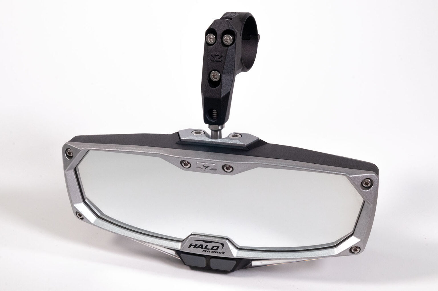 Seizmik Halo-RA LED Rearview Mirror with Cast Aluminum Bezel – 1.75″ Round Tube (In Store).