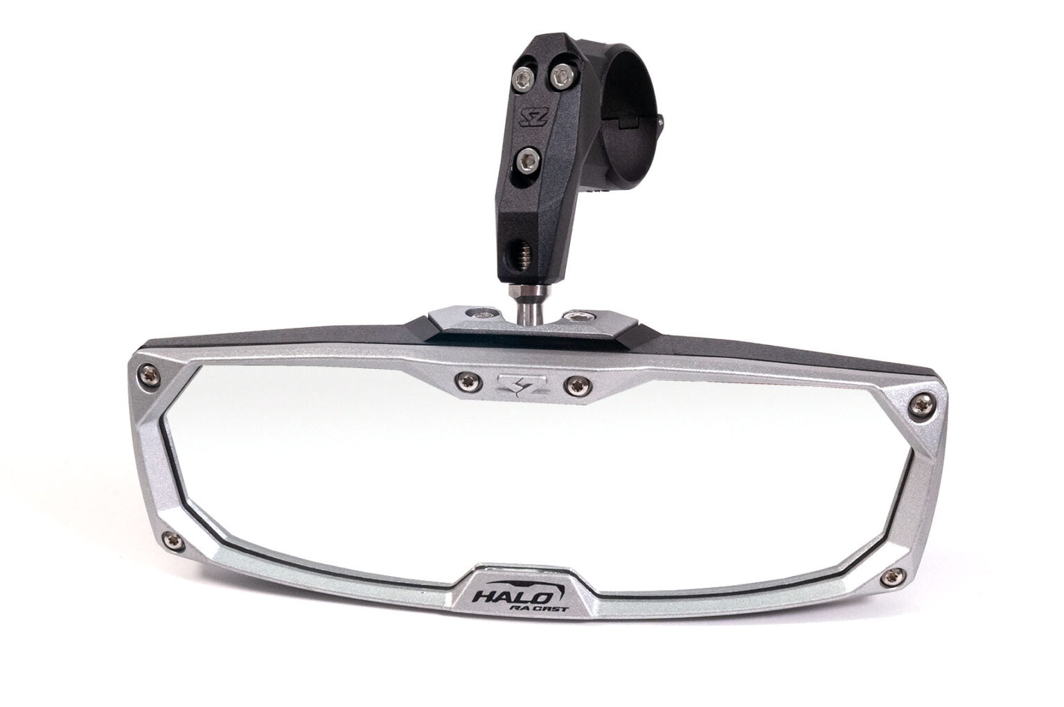 Seizmik Halo-RA CAST Rearview Mirror with Cast Aluminum Bezel – 1.75″ Round Tube (In Store).
