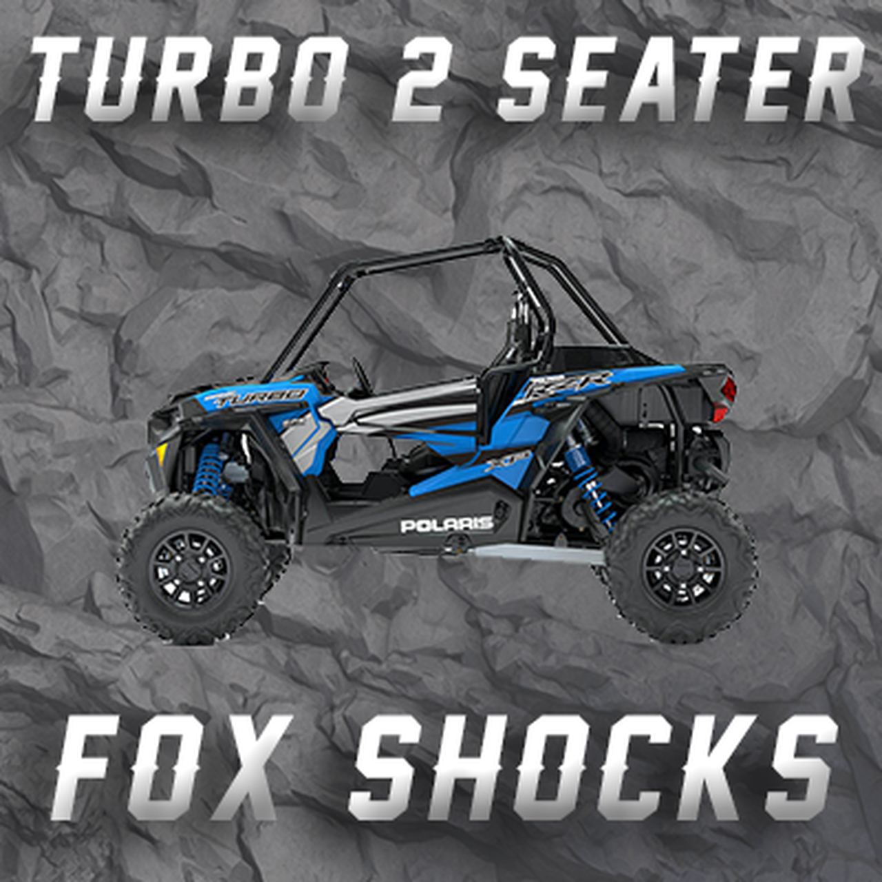 POLARIS RZR TURBO - 2 SEATER W/ FOX ONLY TENDER SPRING SWAP KIT (Fronts Backordered till 7/30)