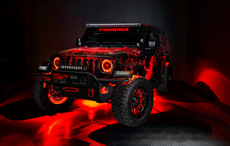 Oracle Jeep Wrangler JK/JL/JT High Performance W LED Fog Lights - ColorSHIFT - Dynamic