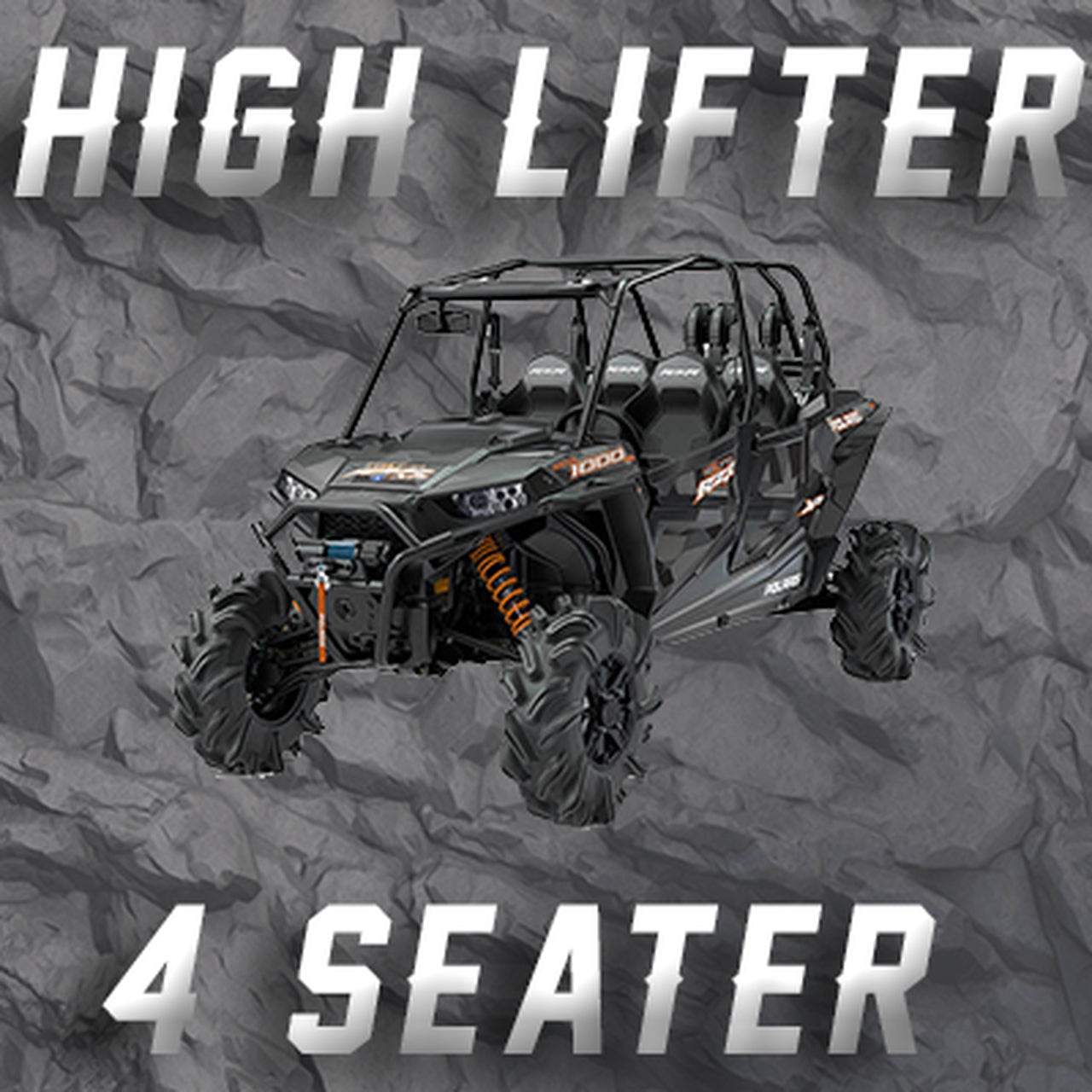 POLARIS 4 SEAT RZR HIGHLIFTER (RZR MODEL) TENDER SPRING SWAP KIT (2017+ Fronts Backordered till 7/30)