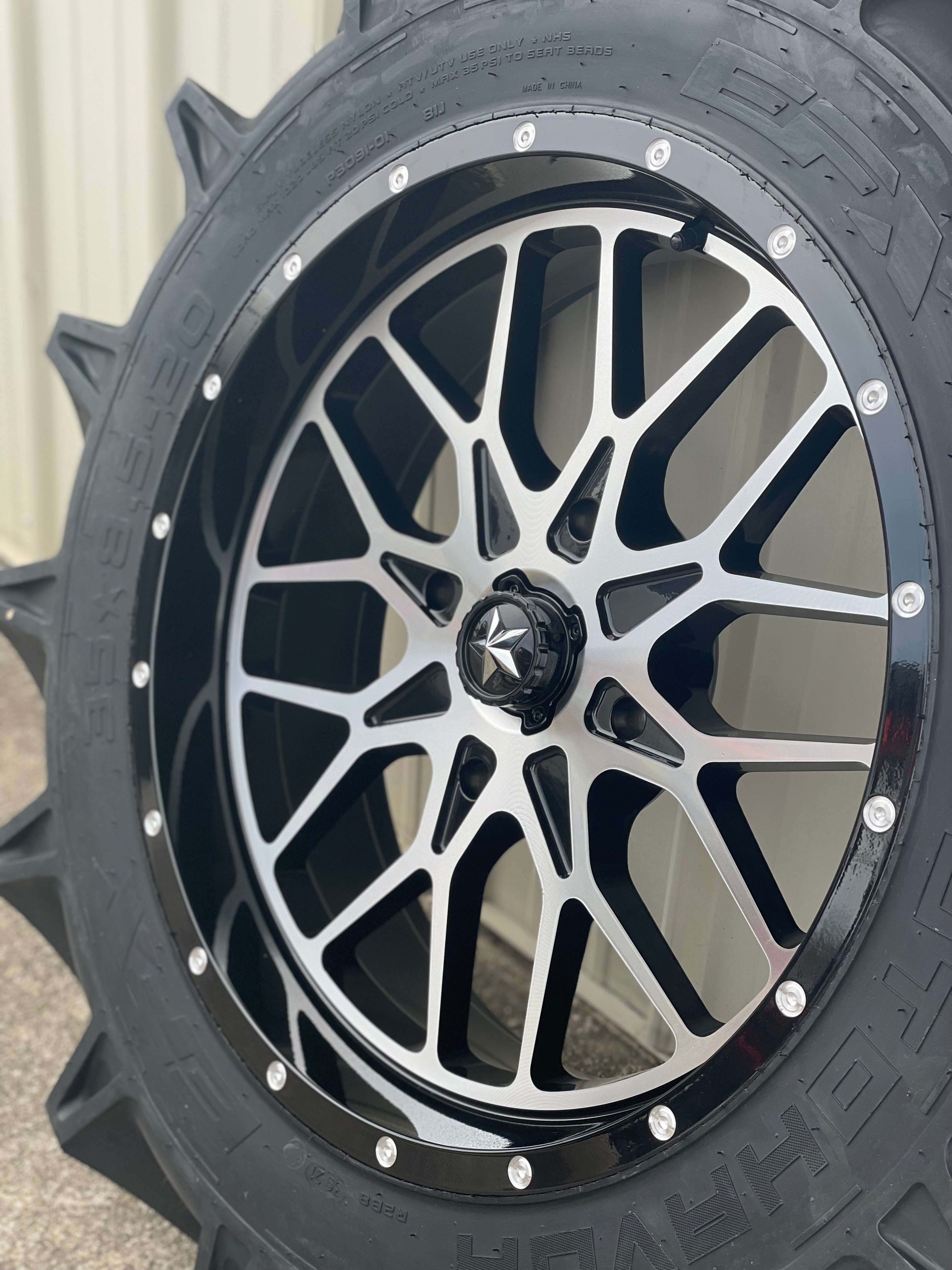 Motohavok (35x8.5-20) & MSA Portal (20x7 0mm Offset 4x156 Polaris) Package.