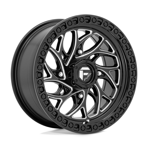 Fuel Runner UTV Simulated Beadlock Black Milled.