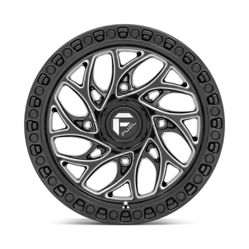 Fuel Runner UTV Simulated Beadlock Black Milled.