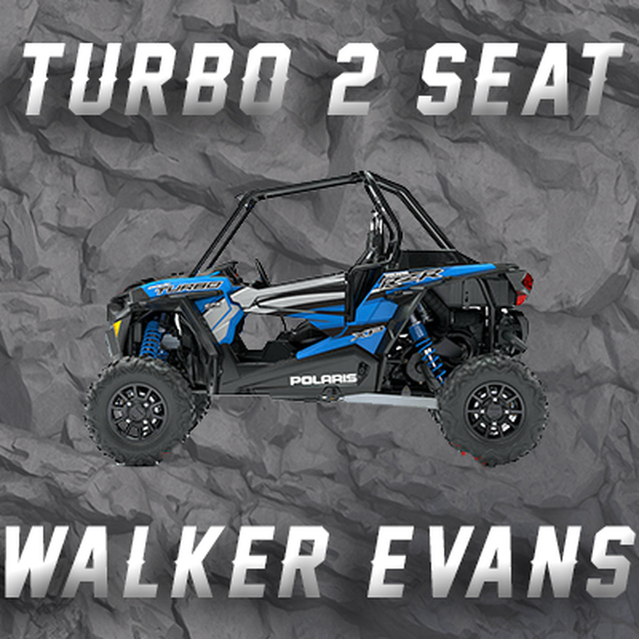 POLARIS RZR TURBO 2 SEATER W/ WALKER EVANS TENDER SPRING SWAP KIT