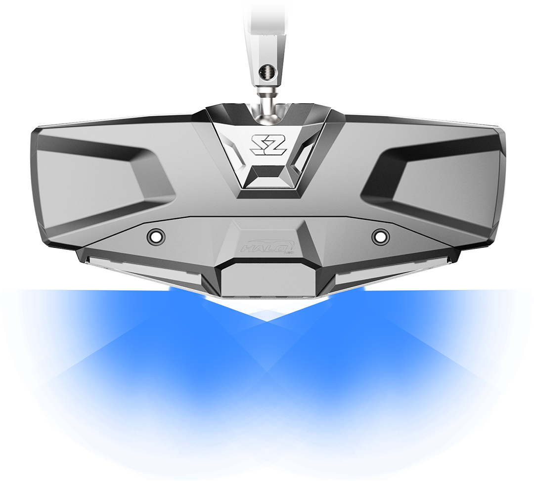 Seizmik Halo-RA LED Rearview Mirror with Cast Aluminum Bezel – 1.75″ Round Tube (In Store).