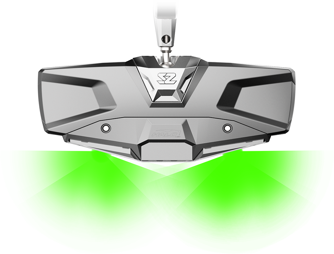 Seizmik Halo-RA LED Rearview Mirror with Cast Aluminum Bezel – 1.75″ Round Tube (In Store).