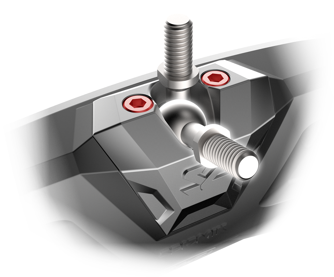 Seizmik Halo-RA CAST Rearview Mirror with Cast Aluminum Bezel – 1.75″ Round Tube (In Store).