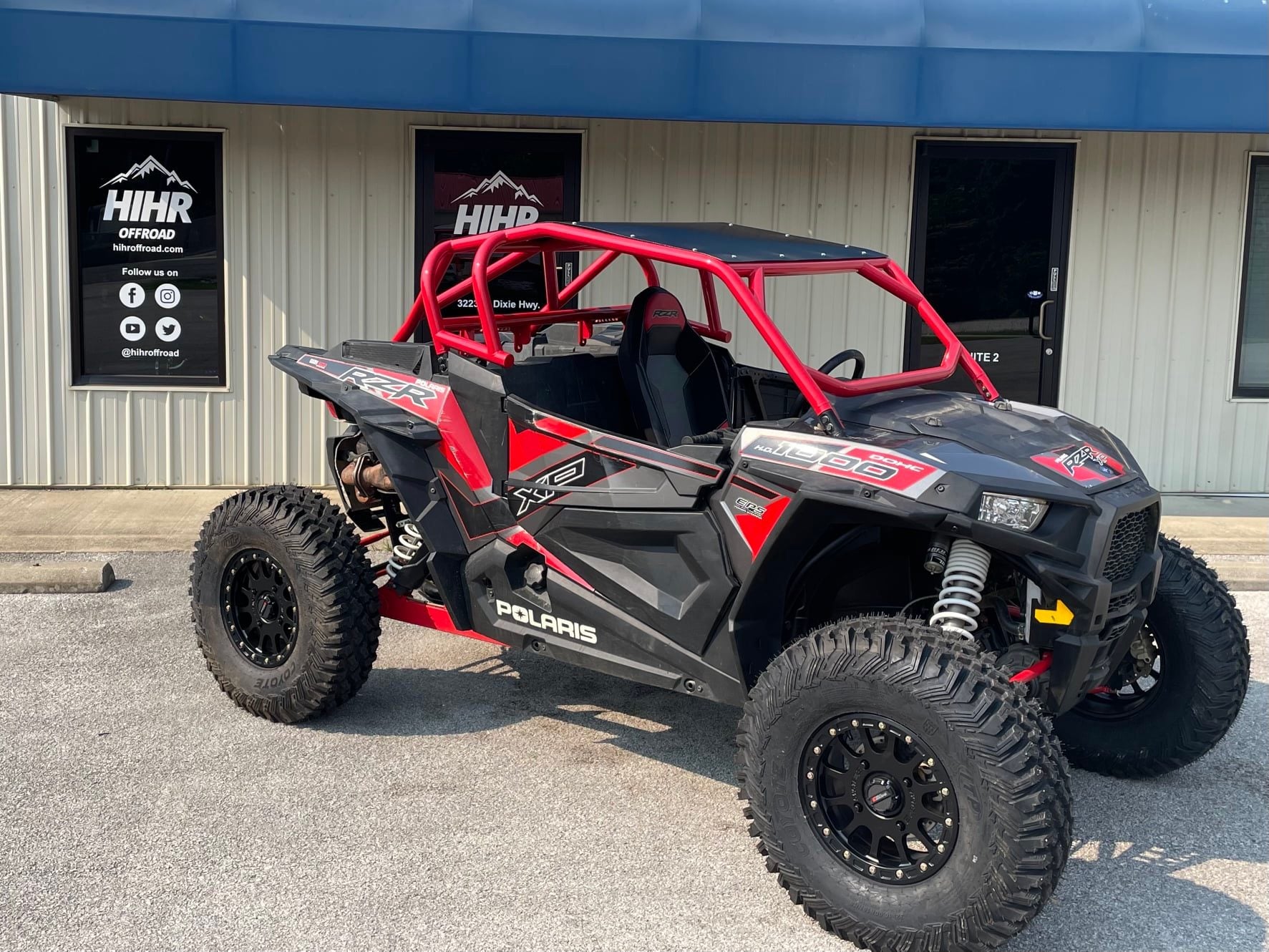 RZR XP 1000 Roll Cage - HIHR Offroad 2 Seater Downforce Cage.