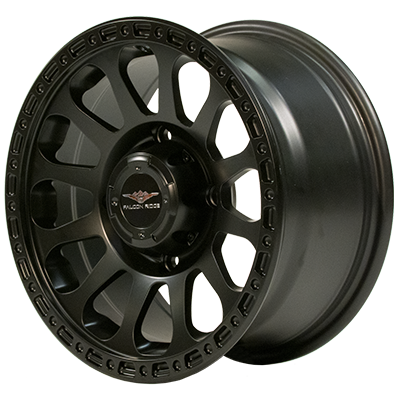 Falcon Ridge Wheel SBL-12S 15x7, 4/156, 5+2, Black