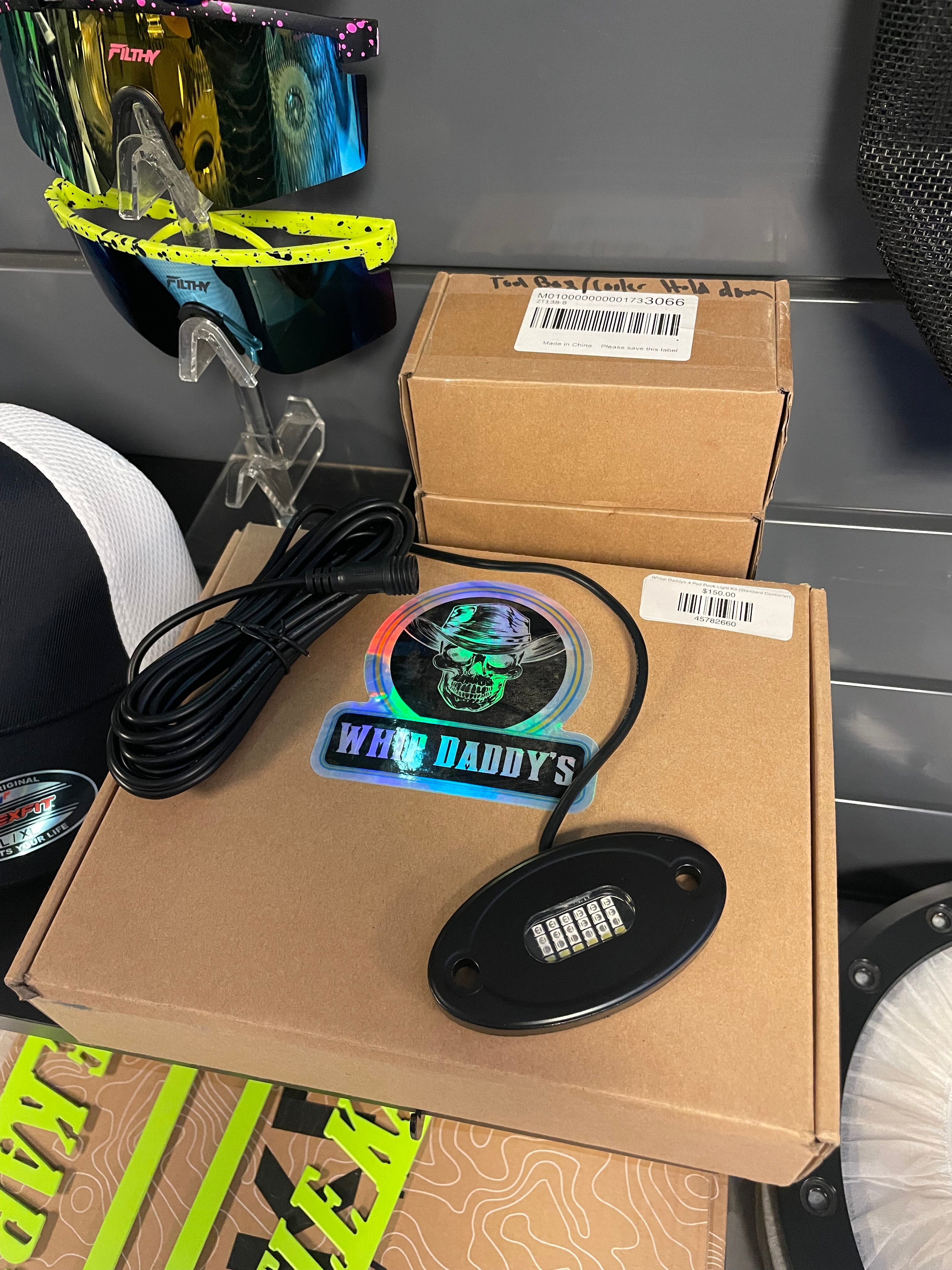 Whipp Daddys 4 Pod Rock Light Kit (Standard Controller).