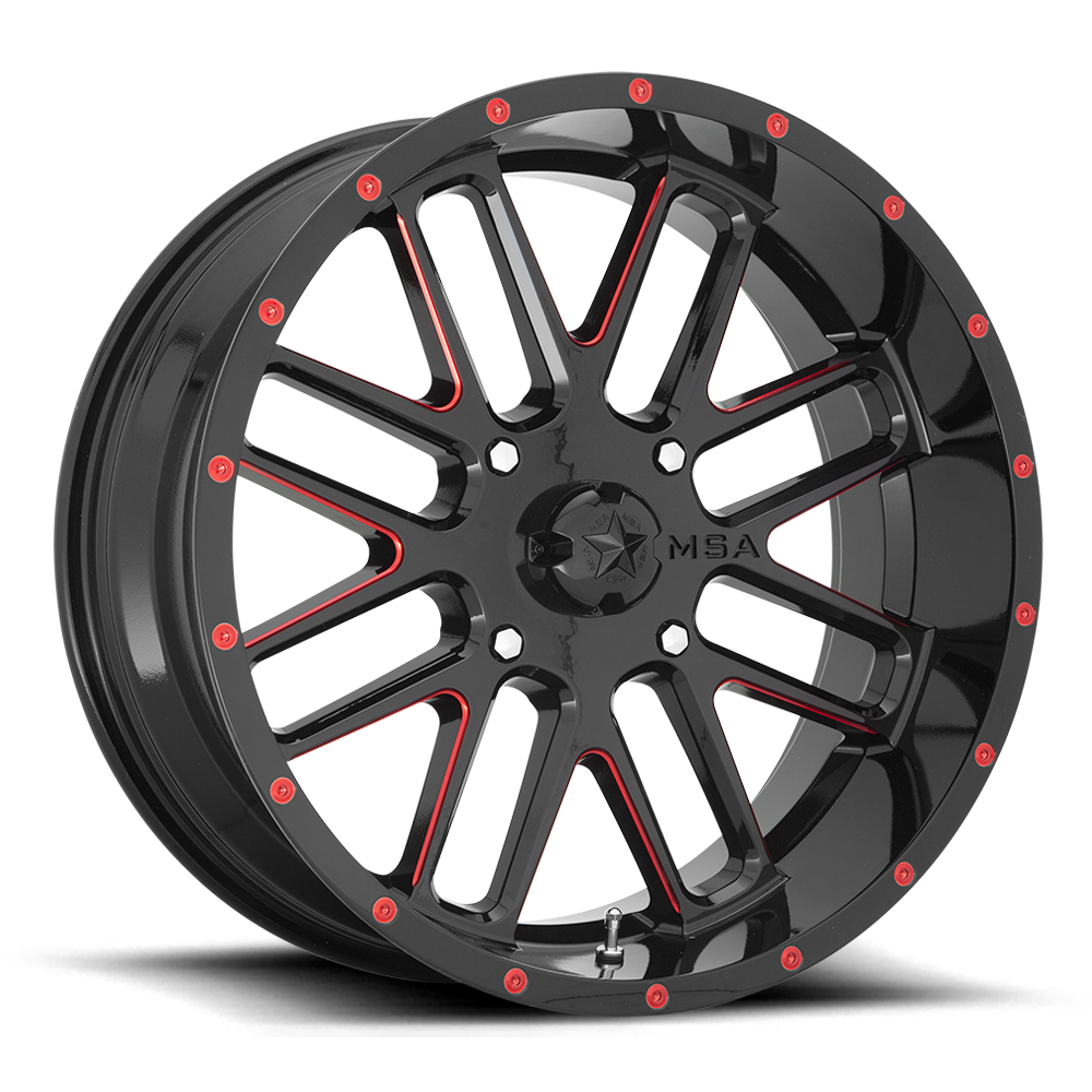 MSA M35 Bandit UTV Black Red