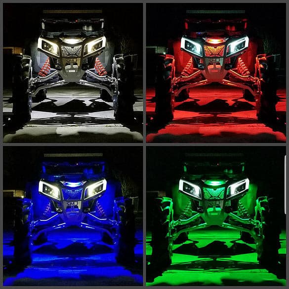 Infinite Offroad UTV - RGB+W Rock Light Kit.