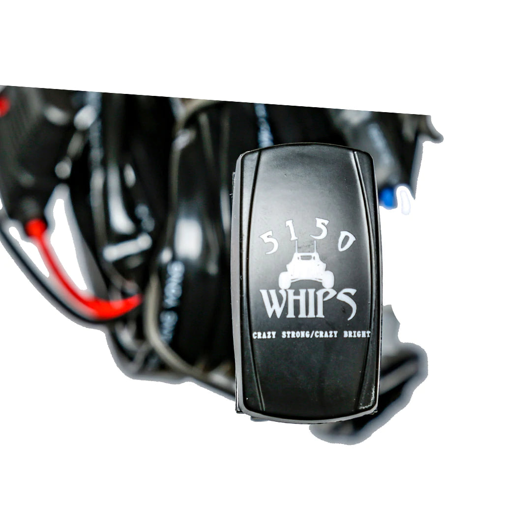 5150 Whips Rocker Switch + Wiring Harness (In Store).