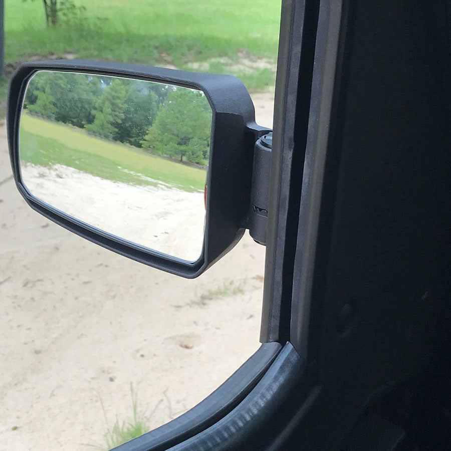 Seizmik Pursuit Side View Mirror (Pair – Cast Aluminium) – 1.75″ Round Tube (In Store).